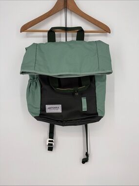 Doterra Mint Green and Black Roll-Top Backpack